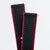 20mm 22mm Quick Release Sailcloth Canvas / FKM Rubber Hybrid Watch Band - Black Red