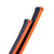 20mm 22mm Quick Release Sailcloth Canvas / FKM Rubber Hybrid Watch Band - Blue Orange
