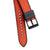 20mm 22mm Quick Release Sailcloth Canvas / FKM Rubber Hybrid Watch Band - Orange