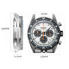 Dryden Chrono Diver Gen 2 42mm Chronograph - PVD Panda Orange