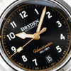 Dryden Heartlander 38mm Automatic Field Watch - Black & Gold