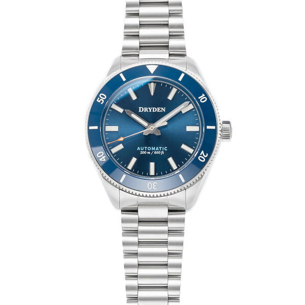 Dryden Pathfinder 41mm Automatic Dive Watch - Midnight Blue