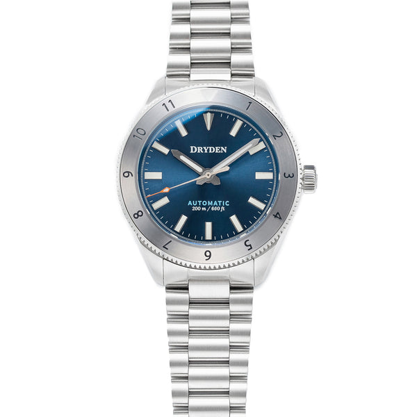 Dryden Pathfinder 41mm Automatic Dive Watch - Midnight Blue