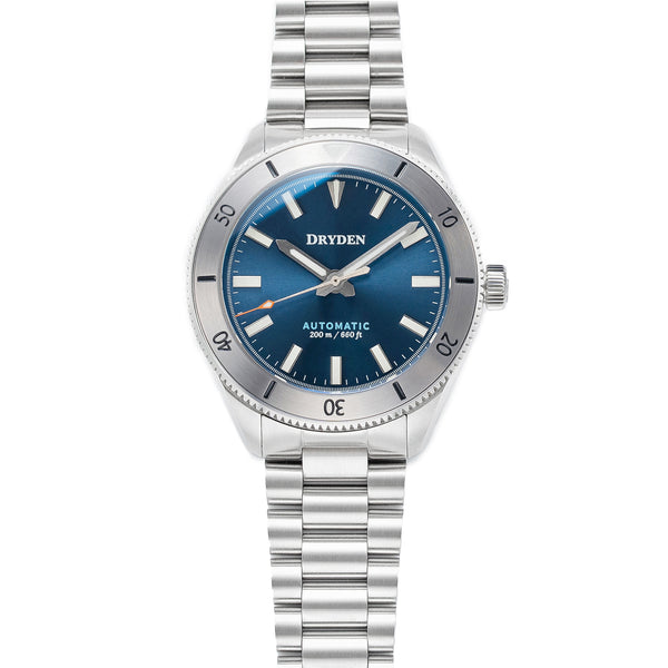 Dryden Pathfinder 41mm Automatic Dive Watch - Midnight Blue