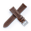 20mm 22mm Quick Release Italian Buttero Leather Rally Racing Watch Strap