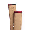 18mm 20mm 22mm Quick Release Wool Flannel Pattern / Leather Backed Watch Strap - Small Plaid