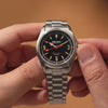 Dryden Heartlander 38mm Automatic Field Watch - Black Vintage