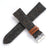 20mm 22mm Quick Release Wool / Leather Backed Watch Strap - Grey Tweed