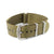 20mm 22mm Seat Belt Nylon Watch Strap - Olive Green