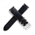 20mm 22mm Horween Chromexcel Quick Release Handmade Leather Watch Strap - Black