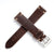 20mm 22mm Horween Chromexcel Quick Release Handmade Leather Watch Strap - Dark Brown