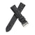 18mm 20mm 22mm Quick Release Wool / Leather Backed Watch Strap - Charcoal Grey Tweed