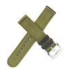 20mm 22mm Quick Release Premium Seat Belt Nylon Watch Strap- Green