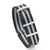 20mm 22mm SLIM Seat Belt Nylon Watch Strap - Black Grey [James Bond]