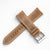 18mm 20mm 22mm Quick Release Genuine Leather Watch Strap - Light Khaki Brown