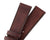 18mm 20mm 22mm Quick Release Italian Pueblo Leather Watch Strap - Hickory Brown