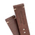 22mm Quick Release Handmade Genuine Leather Watch Strap - Brown