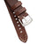 22mm Quick Release Handmade Genuine Leather Watch Strap - Brown