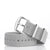 20mm 22mm Woven Elastic Nylon Watch Strap - Grey