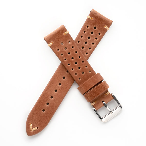 22mm quick release leather watch band top