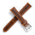 18mm 20mm 22mm Quick Release Genuine Leather Watch Strap - Brown