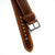18mm 20mm 22mm Quick Release Genuine Leather Watch Strap - Brown